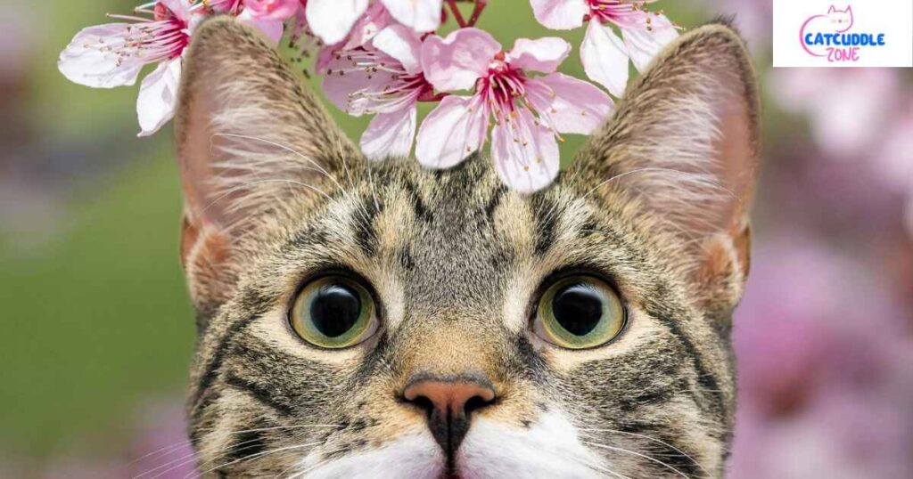 a cat looking at the cameraAre Alstroemeria Flowers toxic to Cats